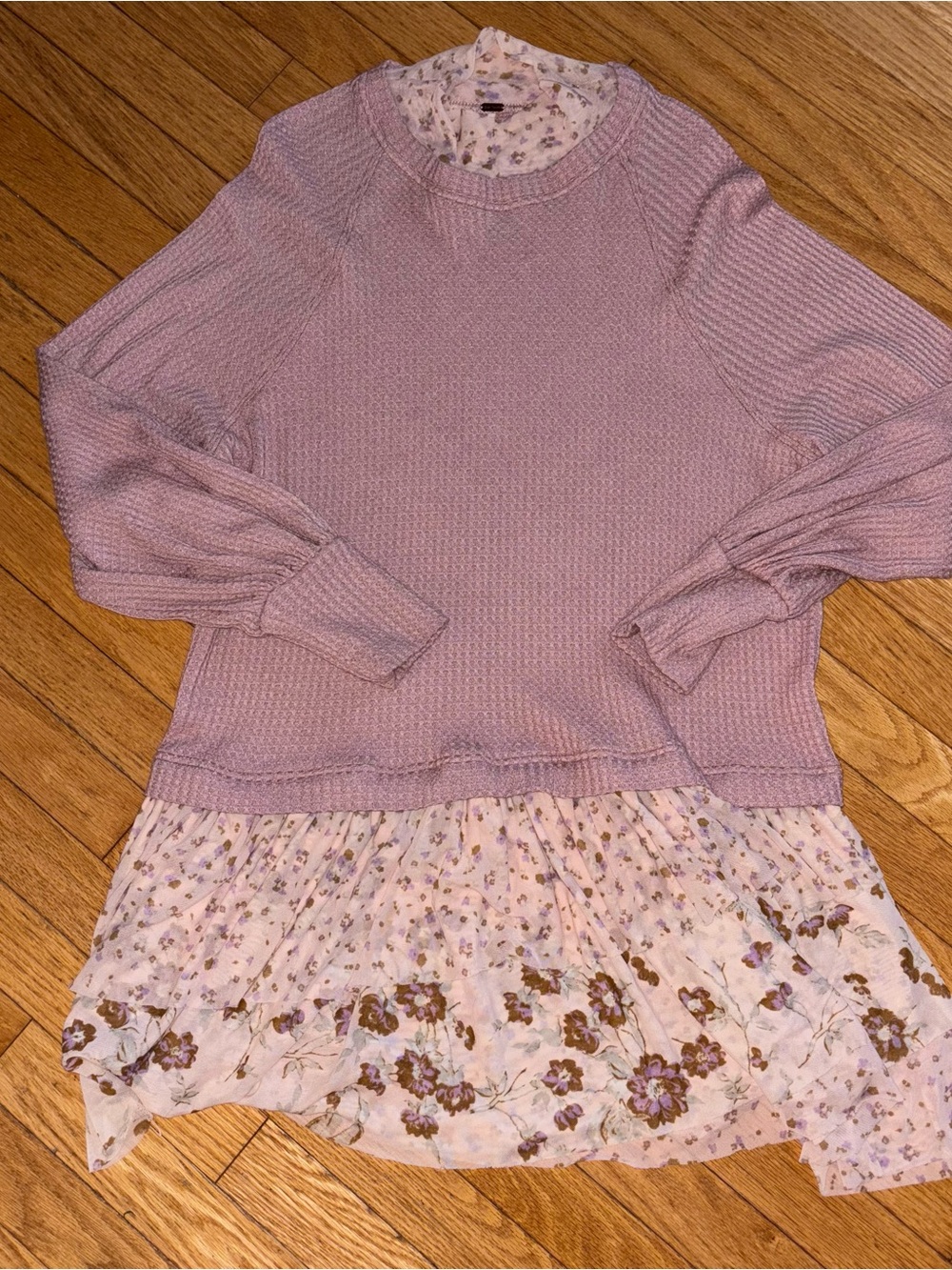 Free People two layer- look dress size small.